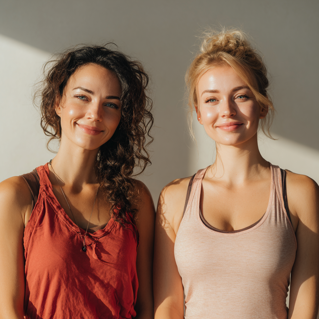 Інструктор йоги проводить індивідуальне заняття